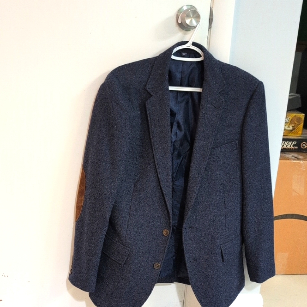J. Crew Blue and Brown Sport Coat Classic Blazer